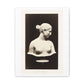 Bust of Greek Slave Photographic Art (1846) by Hiram Powers, from the Original, Print on Canvas