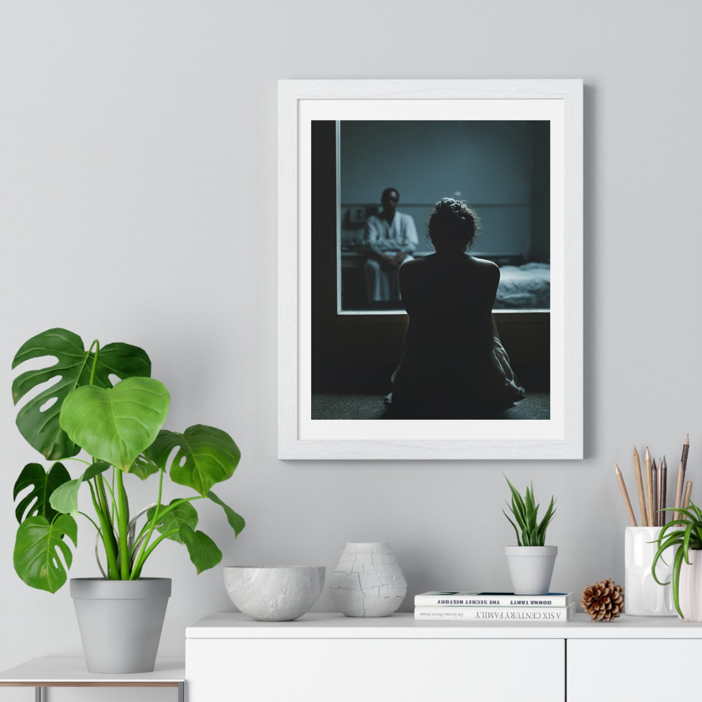 Raw Art IV 'Designed by AI' Framed Art Print