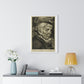 Head of an Old Woman (So-Called Portrait of Visscher's Mother) by Cornelis Visscher, from the Original, Framed Print