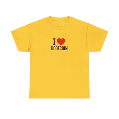 I Love Dogecoin T-Shirt