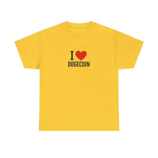 I Love Dogecoin T-Shirt