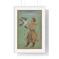 Prince With a Falcon (1600-1605) Indian Watercolour, from the Original, Framed Art Print