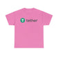 Tether #USDT Crypto Unisex Heavy Cotton T-Shirt