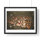 Crowd at Hip Hop Concert, Retro Photography (2017) from the Original, Framed Print
