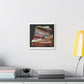 Night in the Library 'Designed by AI' Canvas Art Print