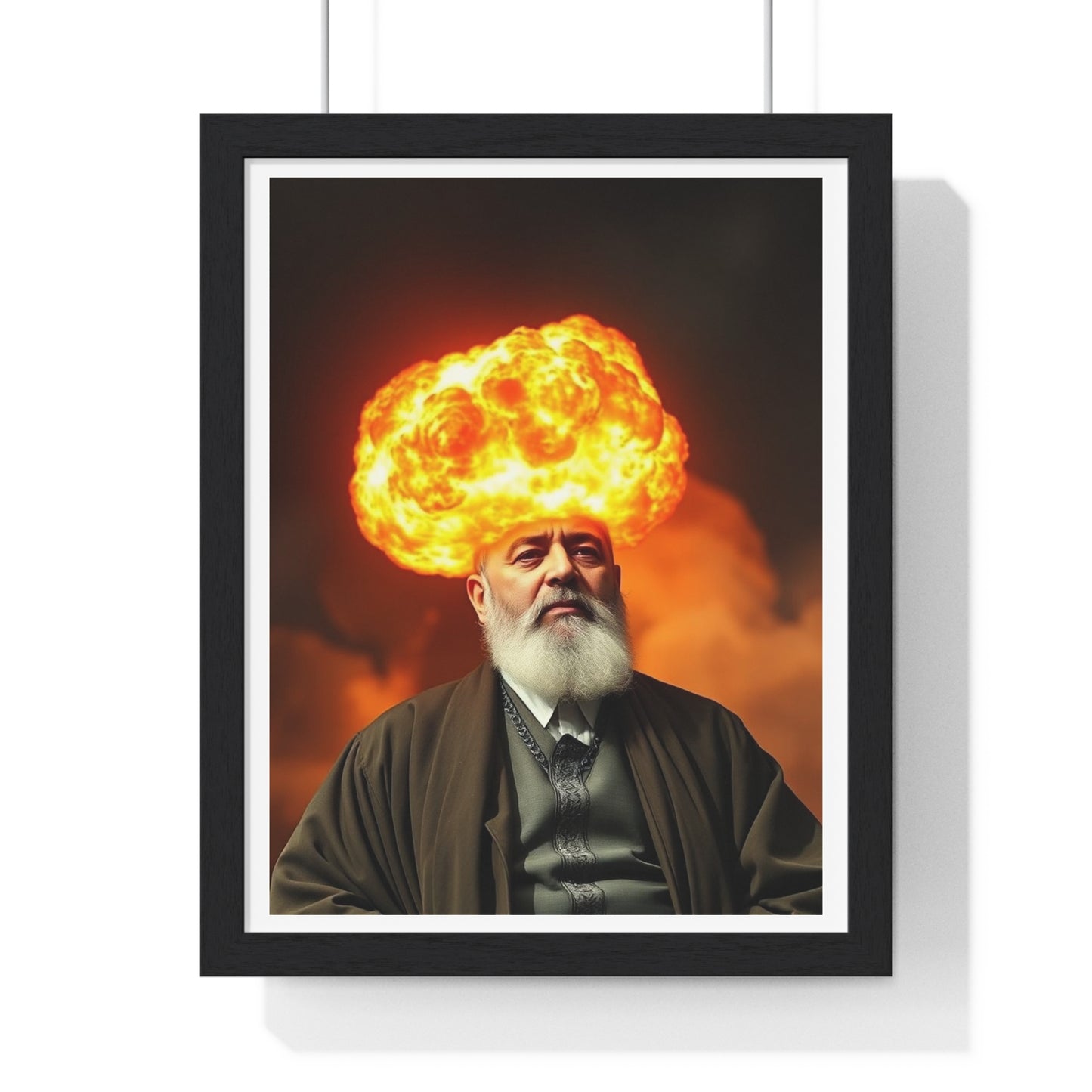 Mind Blowing, Photorealistic Art 'Designed by AI' Framed Print