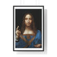 Salvator Mundi (circa 1500) Famous Painting by Vincent van Gogh, from the Original, Framed Art Print