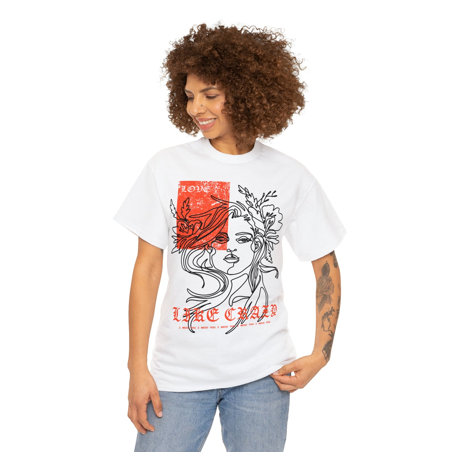 Love Like Crazy Psychedelic Art Style T-Shirt