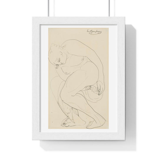 Alaston Nainen by Ernst Josephson, from the Original, Framed Art Print