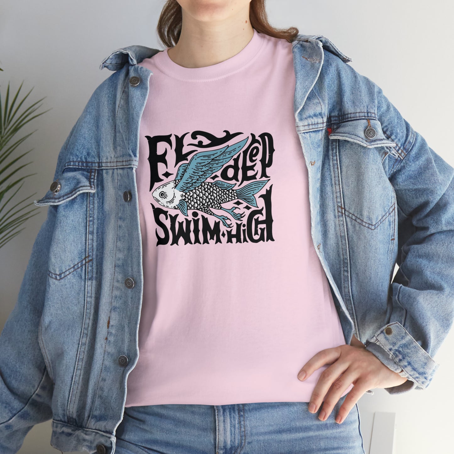 Fly High, Swim Deep, Flying Fish T-Shirt