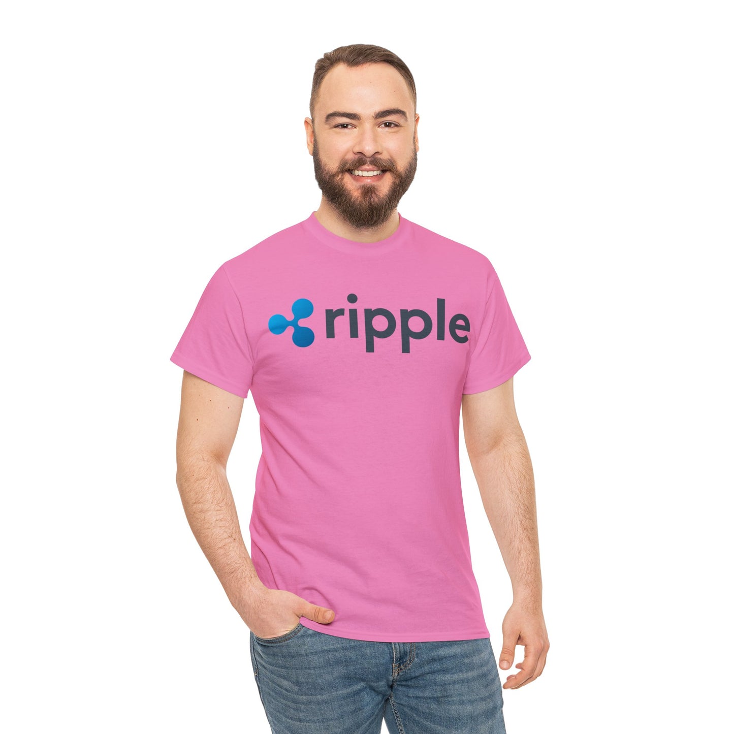 Ripple #XRP #XRPthestandard Crypto Unisex Heavy Cotton T-Shirt