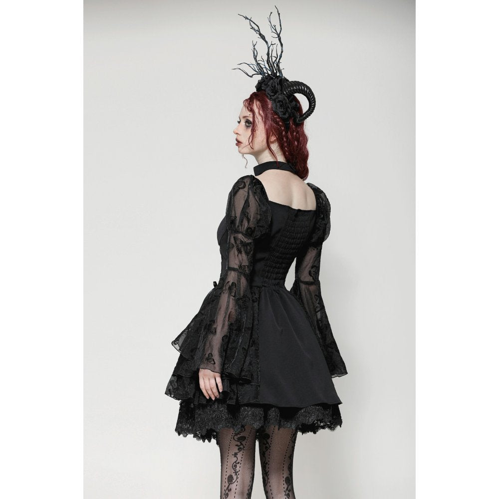 Dark in Love Blanche Butterfly Big-Sleeves Dress