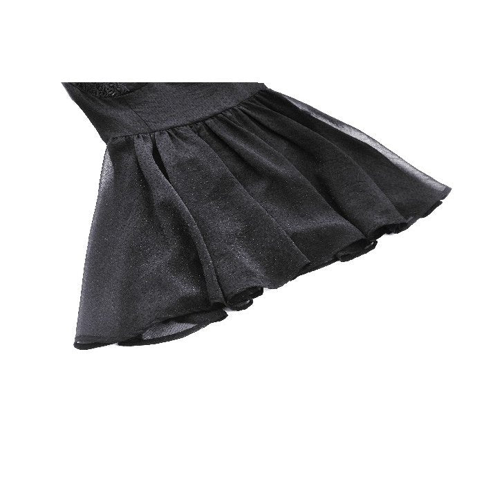 Dark in Love Greta Dark Mystique Gothic Lace-Up Mesh Dress