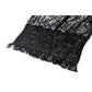 Dark in Love Aoife Black Hollow Lace Elastic Pleated-Waist Eyelash Lace Cuff Top