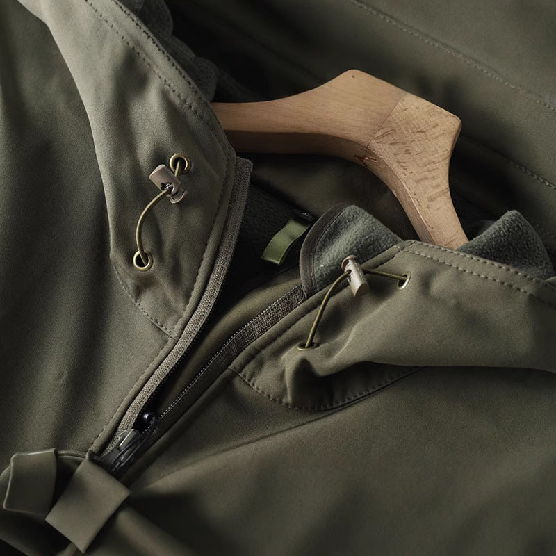 Fashion Waterproof Shell Jacket, Unisex Hooded Sport Activity Coat, Plus Sizes