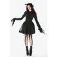 Dark in Love Bellatrix Gothic Embroidered Petticoat Skirt