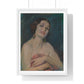 Model Holding Drapery (circa 1929) by Alice Pike Barney, from the Original, Framed Art Print