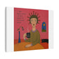 Why Bother? Cartoon Art Print on Canvas