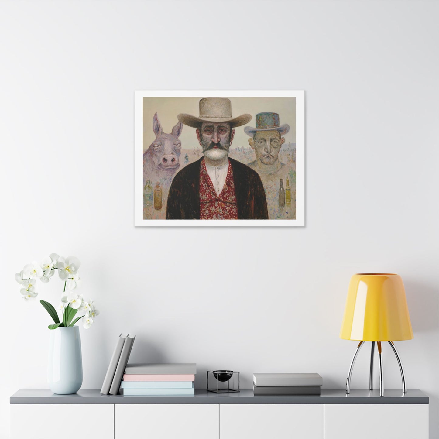 How the West Was Won IV 'Designed by AI' Canvas Art Print