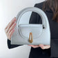 Vireous Retro Lock Messenger Handbag