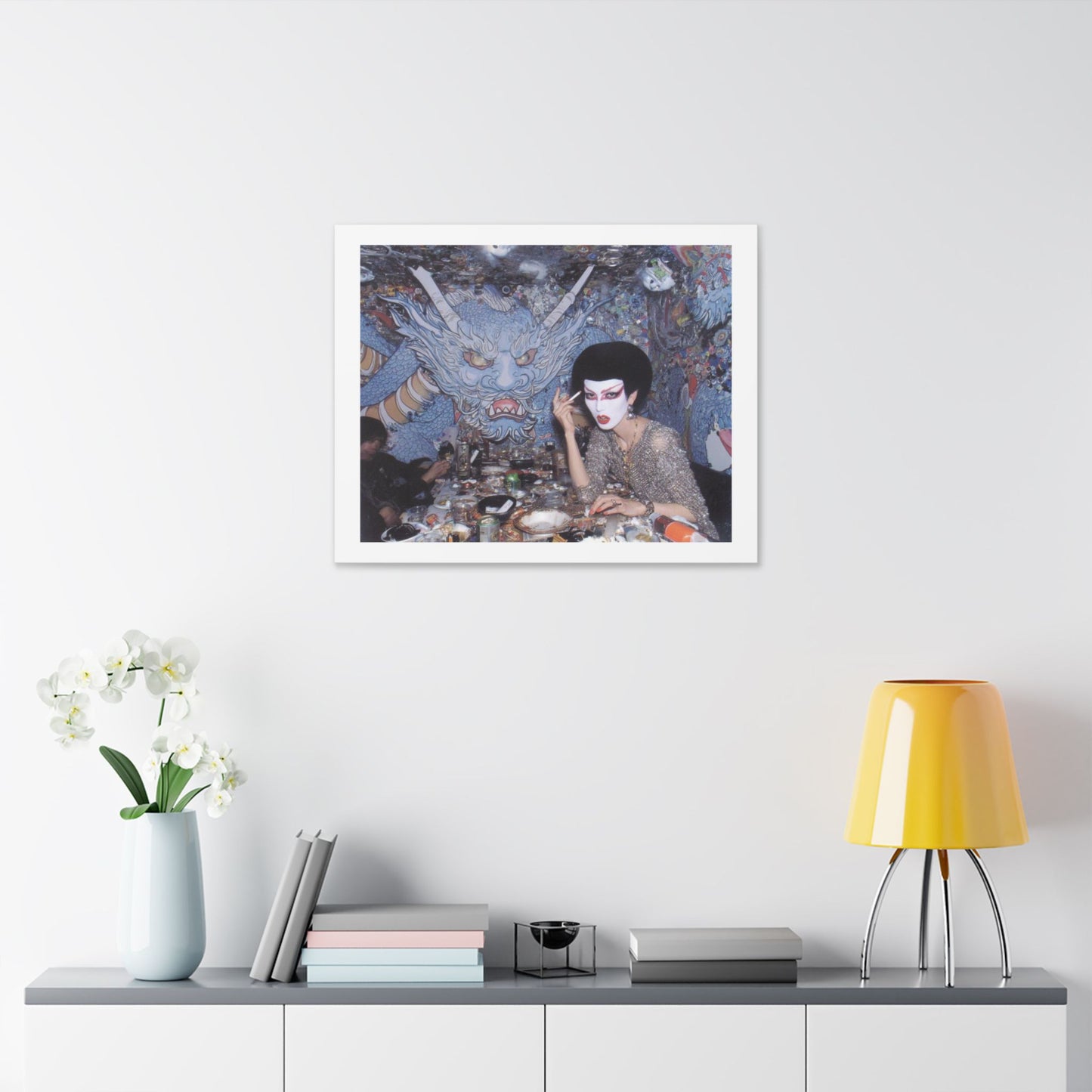 Psychedelic Japan V Abstract Art 'Designed by 'AI Canvas Art Print