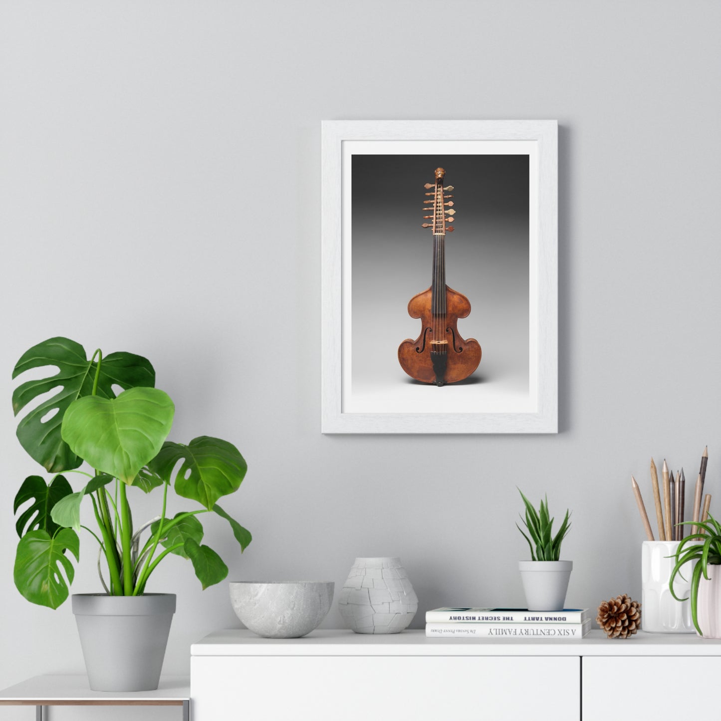 Viola d'Amore, Framed Art Print
