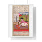 Illustrated Manuscript Showing a Persian Couple Copulating (1824), from the Original, Framed Art Print