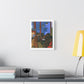 Café Art V, Print on Satin Canvas, Stretched