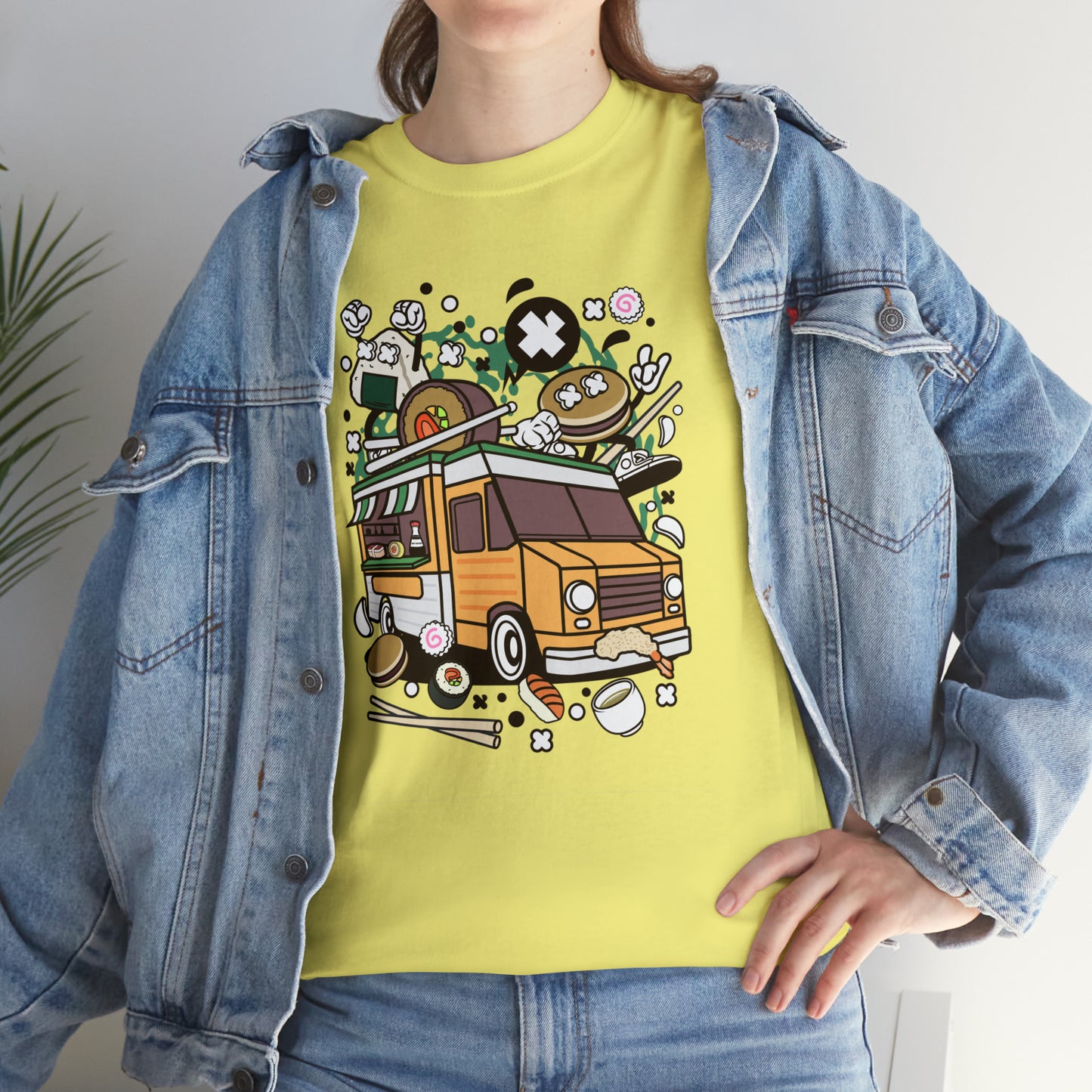 Japanese Food Van Cartoon T-Shirt