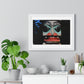 Totem Poles and Masks, from the Original, Framed Art Print