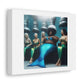 Lizzo Mermaid Underwater at the Hair Salon 'Designed by AI' Art Print on Canvas