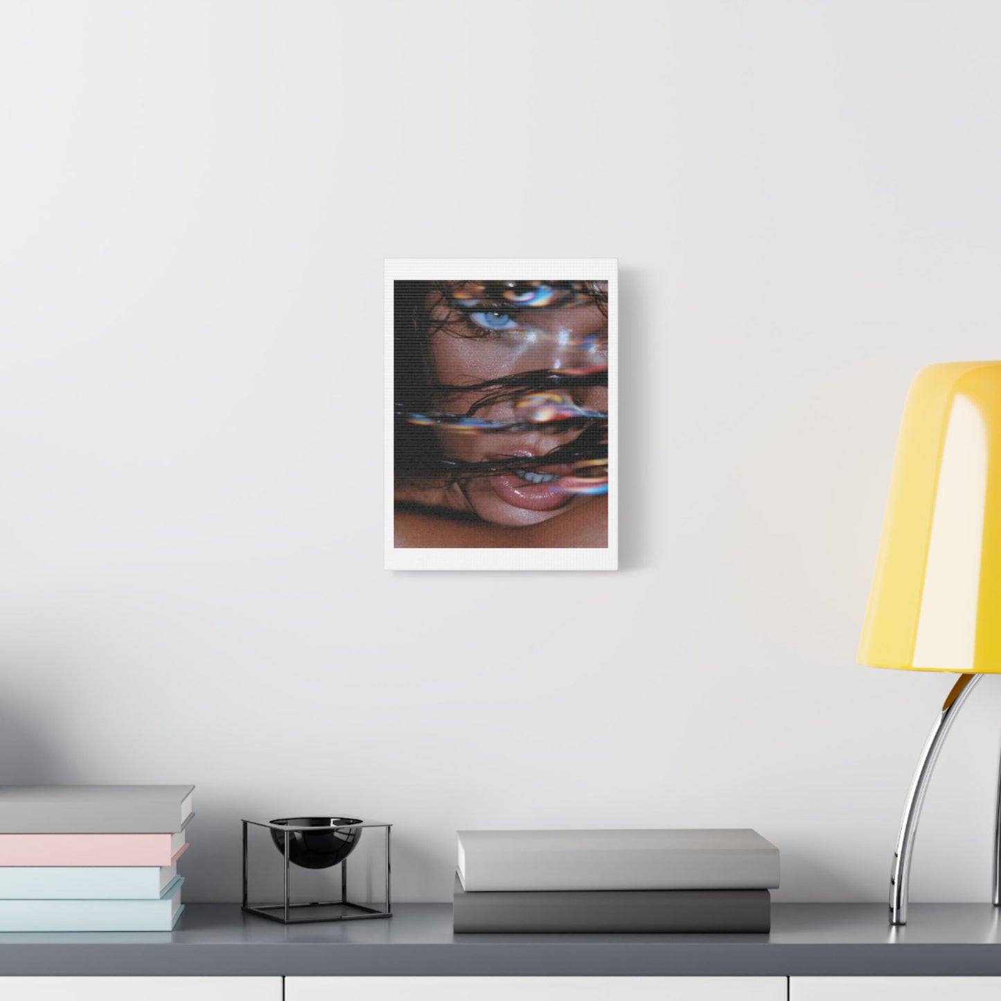 Glitch in the Matrix, Fashion Art Print on Canvas, Stretched