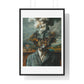 Head Replacement, Abstract Art 'Designed by AI', Framed Art Print