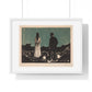 Two People. The Lonely Ones (1899) by Edvard Munch, from the Original, Framed Print