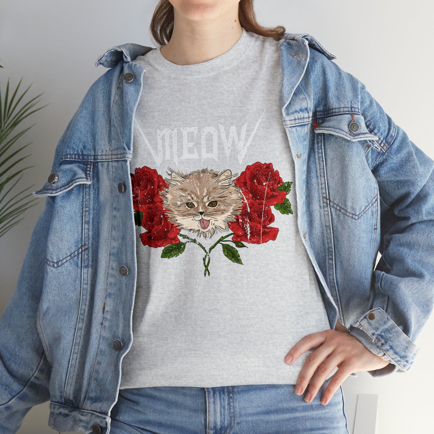 Meow! Cat Design T-Shirt