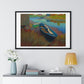 Boats at Rest (circa 1895) by Arthur Wesley Dow, from the Original, Framed Print