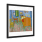 The Bedroom (1889) by Vincent Van Gogh, from the Original, Wooden Framed Print