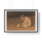 Boy with Skull (1893) by Magnus Enckell, from the Original, Framed Print