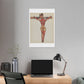 Plate 27 Christ Crucified from Portfolio Spanish Colonial Designs of New Mexico, from the Original, Canvas Art Print