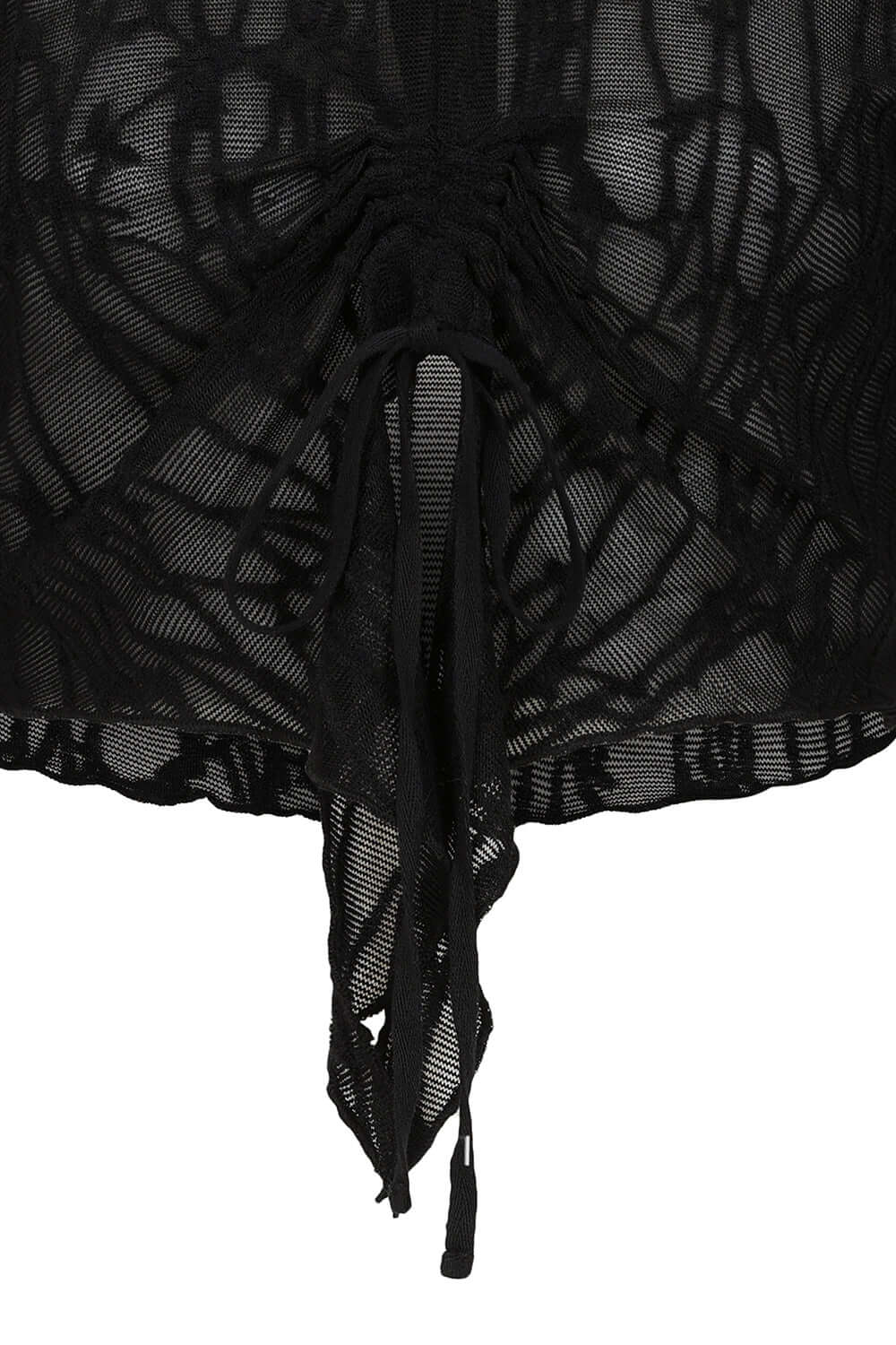 Banned Apparel Seraphina Mesh Top in Black