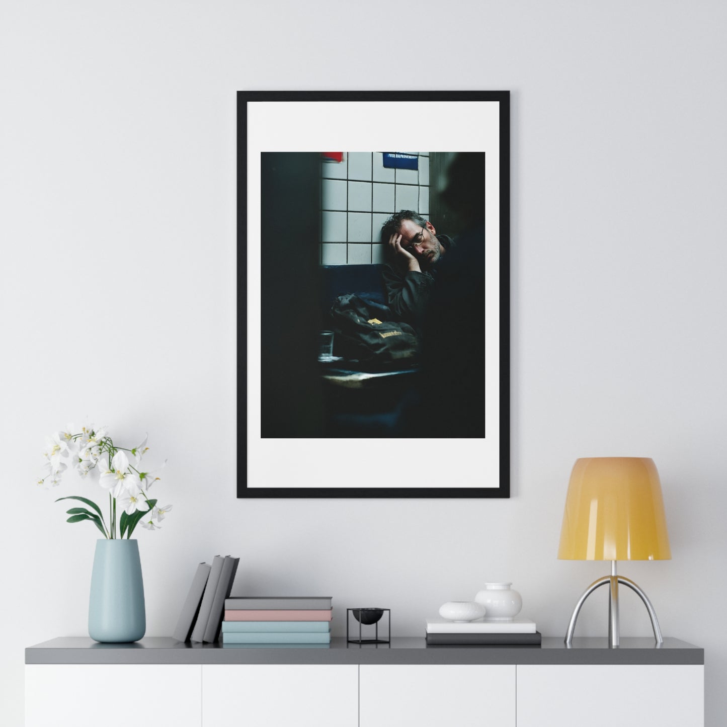 Raw Art Street Scene II 'Designed by AI' Framed Art Print