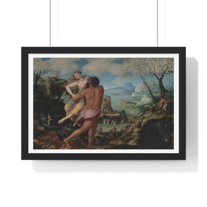 The Abduction of Proserpine (1570) by Alessandro Allori, from the Original, Framed Art Print