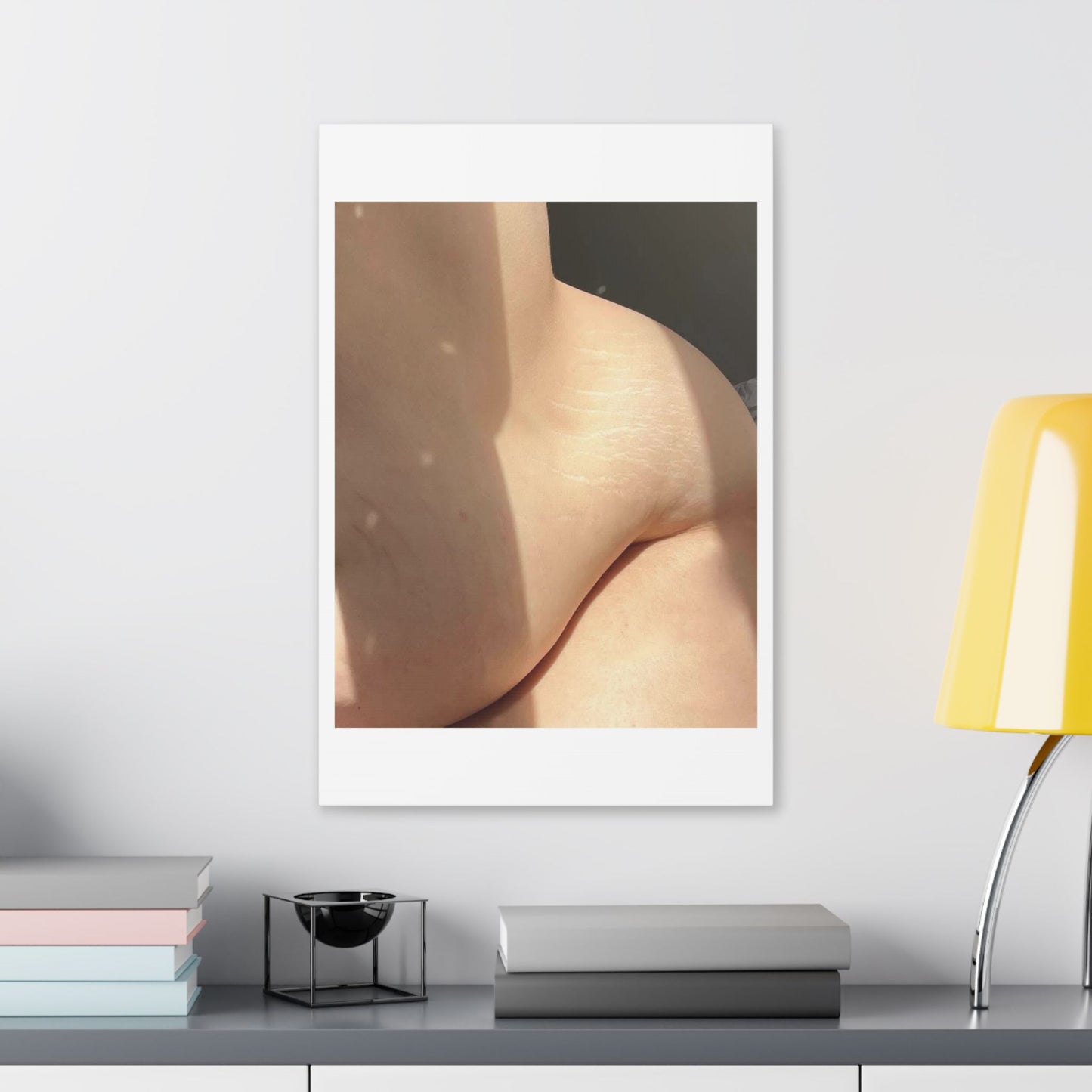 Rubenesque Female Nude 'Designed by AI' Canvas Art Print