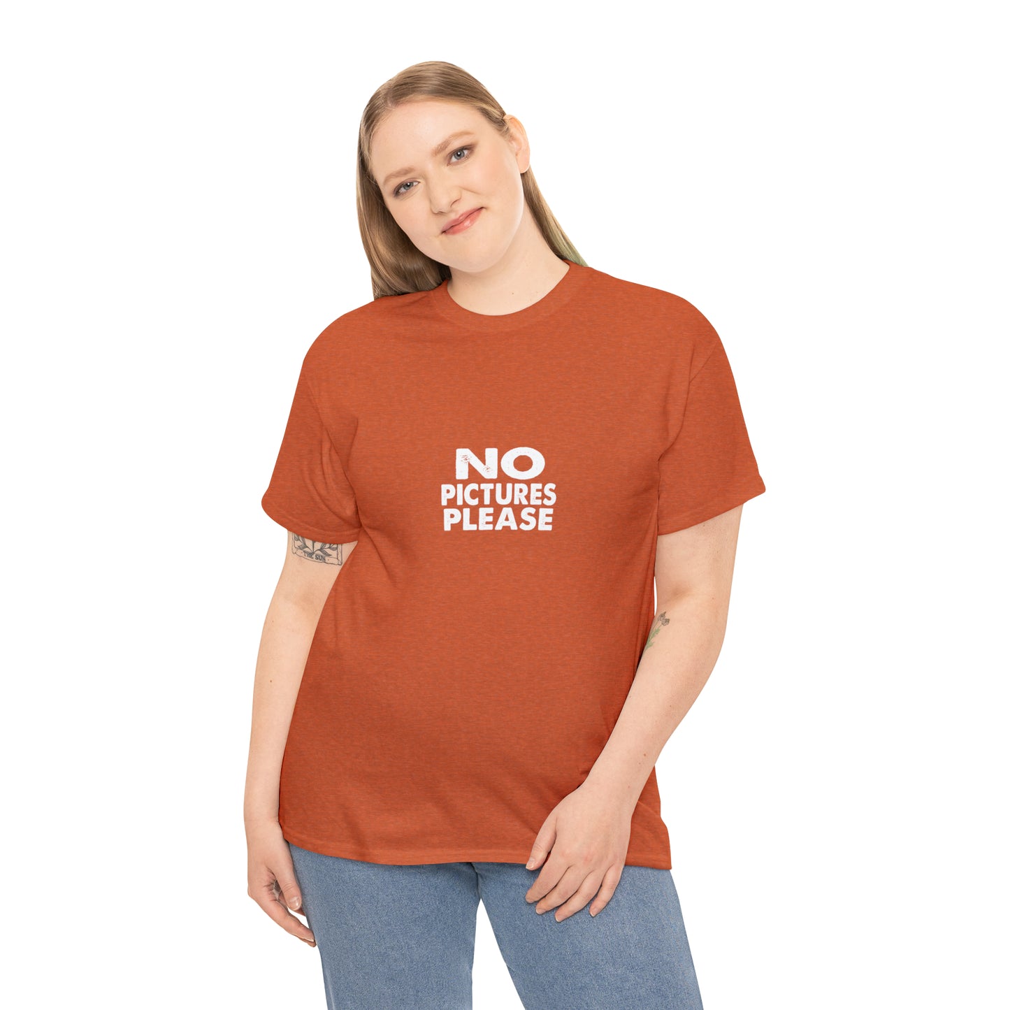 No Pictures Please Funny T-Shirt