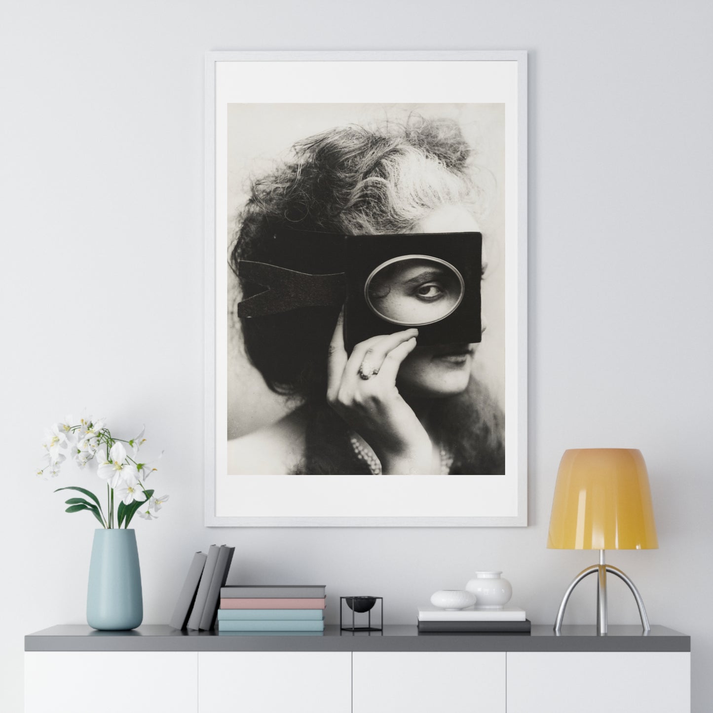 Vintage Photography, Scherzo di Follia (1861–67) by Pierre-Louis Pierson, from the Original, Framed Art Print