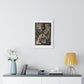 Man's Face by Arnold Peter Weisz Kubínčan (1927) from the Original, Framed Art Print
