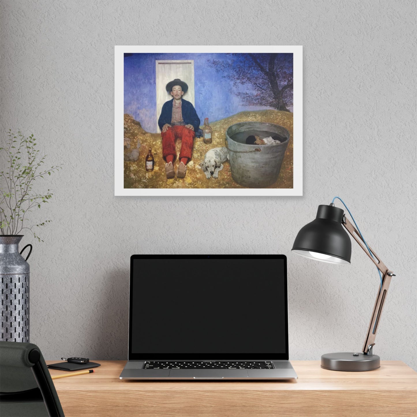 How the West Was Won 'Designed by AI' Canvas Art Print