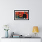 The Man and the Golden Fish in the Style of Modigliani 'Designed by AI' Framed Art Print