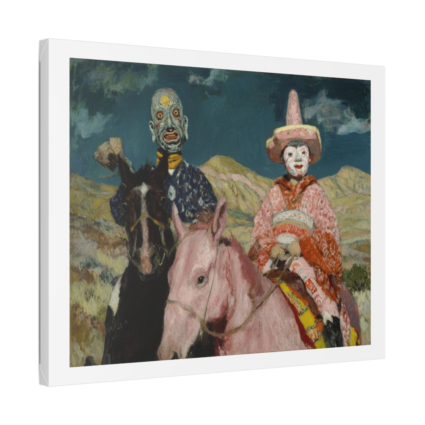 How the West Was Won III 'Designed by AI' Canvas Art Print