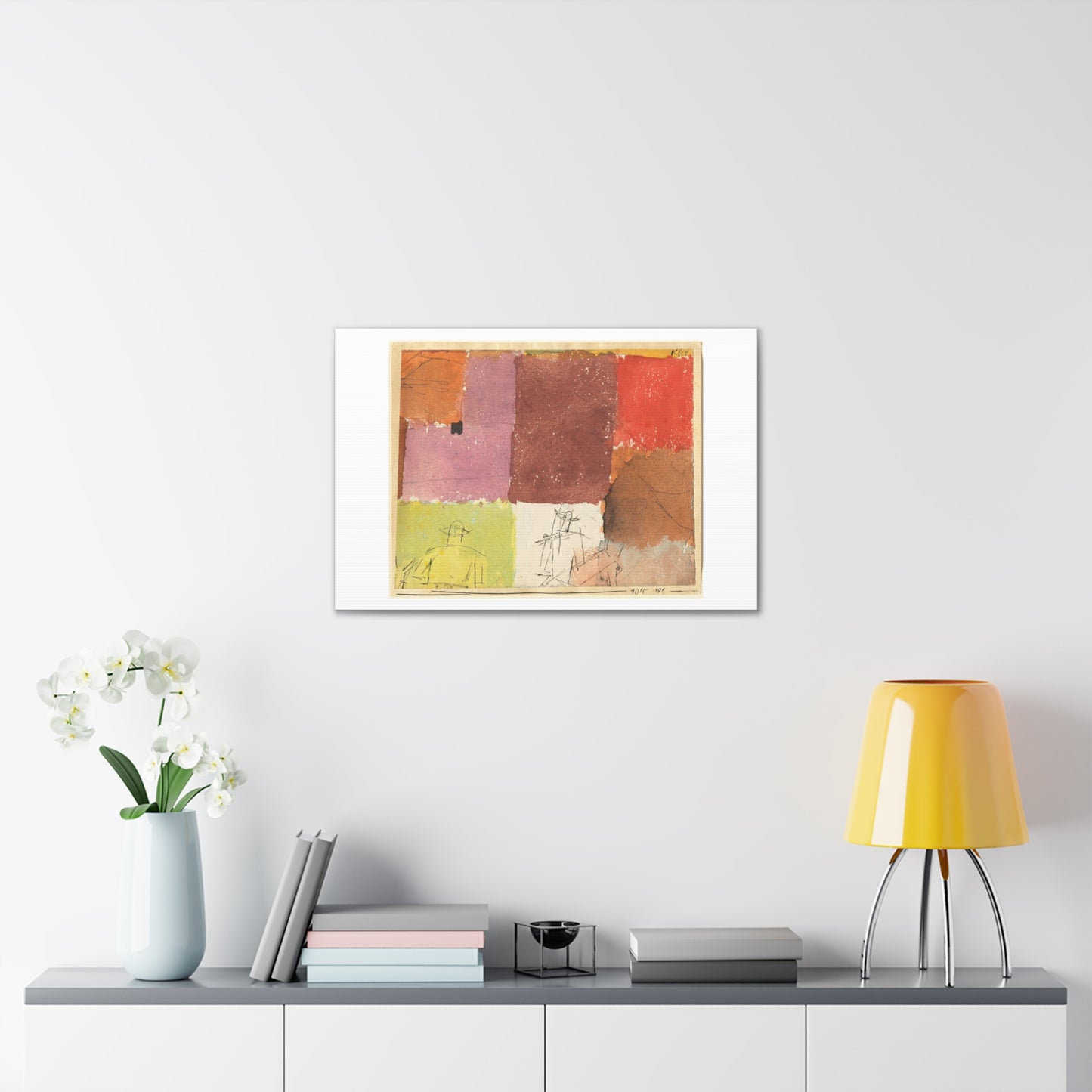 Composition with Figures (1915) by Paul Klee, Canvas Art Print from the Original